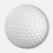 Golfbal 2 1/2 inch ronde magneet (Voorkant)