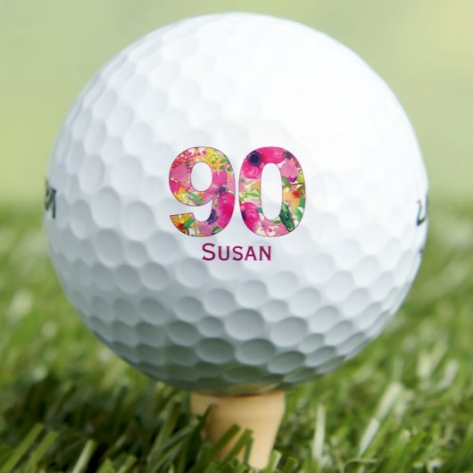 Golfbal 90 jaar douane golfbal 90e verjaardag golfballen