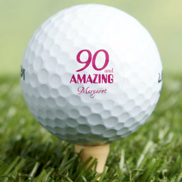 Golfbal 90 jaar douane golfbal 90e verjaardag golfballen