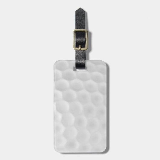 Golfbal Bagagelabel (Voorkant verticaal)