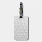 Golfbal Bagagelabel (Achterkant verticaal)