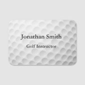 Golfbal Ball Design Name Tag (Voorkant)