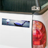 Golfbal & Bat Bumpersticker (Op Truck)