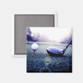 Golfbal & Bat Magneet (Voorkant / Achterkant)