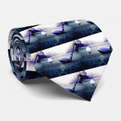 Golfbal & Bat Stropdas (Opgerold)