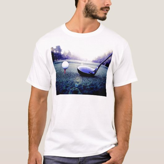 Golfbal & Bat T-shirt (Voorkant)