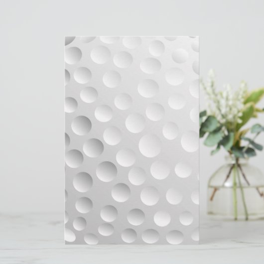 golfbal briefpapier (Staand voorkant)