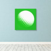 golfbal canvas afdruk (Insitu (Houten vloer))