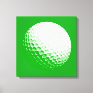golfbal canvas afdruk