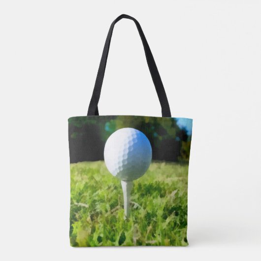Golfbal canvas tas voor golfers (Achterkant)
