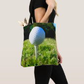 Golfbal canvas tas voor golfers (Dichtbij)