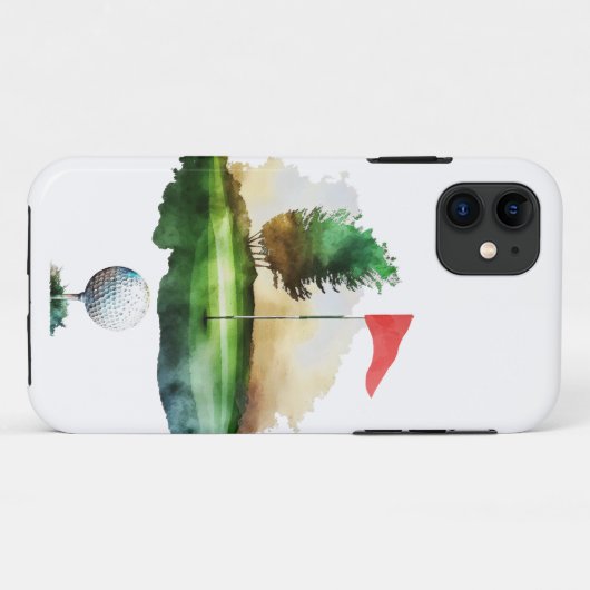 golfbal Case-Mate iPhone case (Achterkant (horizontaal))