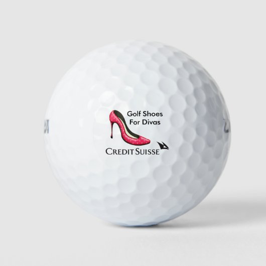 Golfbal Credit Suisse Golfballen (Voorkant)