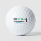 GOLFBAL ~ ~ DE DUDE PUTTER GOLFBALLEN (Voorkant)