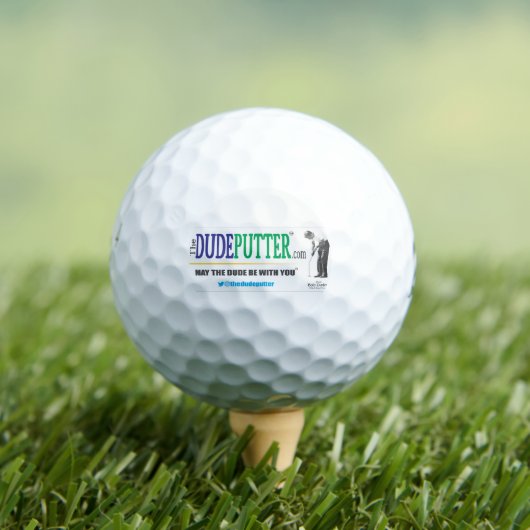GOLFBAL ~ ~ DE DUDE PUTTER GOLFBALLEN (Insitu Shirt)