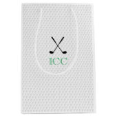 Golfbal Dimples Country Club INITIALEN Classic Medium Cadeauzakje (Voorkant)