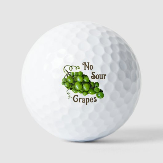 Golfbal Druiven Golfballen (Voorkant)