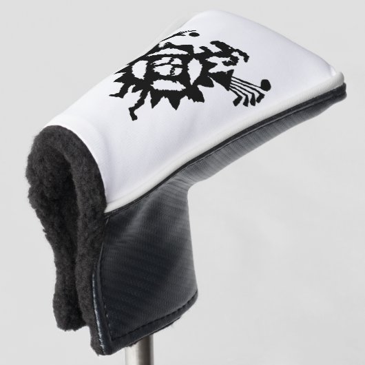Golfbal Eater Petroglyph Golfheadcover (3/4 voorkant)