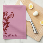 Golfbal Eater Petroglyph Theedoek (Quarter Fold)