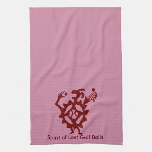 Golfbal Eater Petroglyph Theedoek (Verticaal)