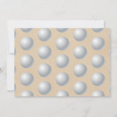 Golfbal elke leeftijd Verjaardag Foto Bedankkaart (Achterkant)