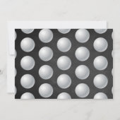 Golfbal elke leeftijd Verjaardag Foto Bedankkaart (Achterkant)