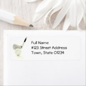 Golfbal en Club Mailing Label (Insitu)