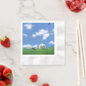 golfbal en club voor 90ste verjaardag servet (Insitu)