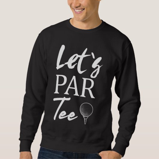 Golfbal en Golfen Let's Par T-shirt (Voorkant)