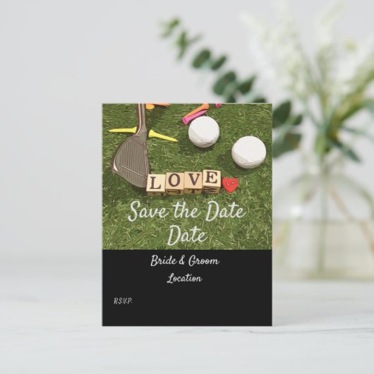 Golfbal en kleurrijke t - shirts en strijkijzer Sa Briefkaart (Staand voorkant)