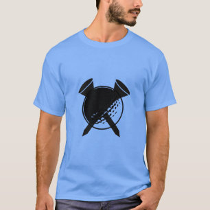 Golfbal en T-shirt
