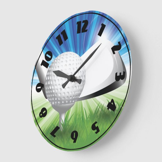 Golfbal en T-shirt klok (Hoek)