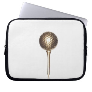 Golfbal en t-shirt laptop sleeve