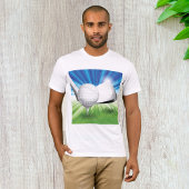 Golfbal en T-shirt Mannen T-shirt