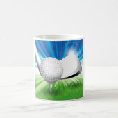 Golfbal en T-shirt Mok