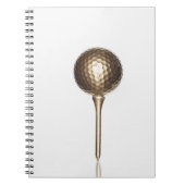 Golfbal en t-shirt notitieboek (Voorkant)