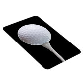 Golfbal en T-shirt op zwart - Gepersonaliseerd Sja Magneet (Rechterzijde)