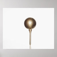 Golfbal en t-shirt