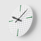 Golfbal en t-shirt ronde klok (Hoek)