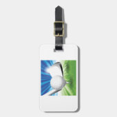Golfbal en Tee Bagage Labels (Voorkant verticaal)
