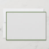 Golfbal en tee Save the Date met liefde op groen Kaart (Achterkant)