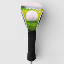 golfbal foto voor golfers laten golfers golfbal sp golfheadcover