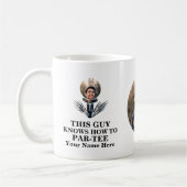 Golfbal foto's man weet hoe ze moeten paren t-shir koffiemok (Links)