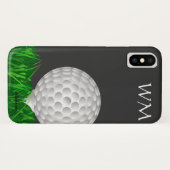 Golfbal, gepersonaliseerd, golf Case-Mate iPhone case (Achterkant (horizontaal))