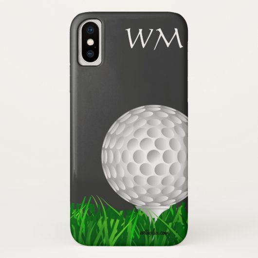 Golfbal, gepersonaliseerd, golf Case-Mate iPhone case (Achterkant)