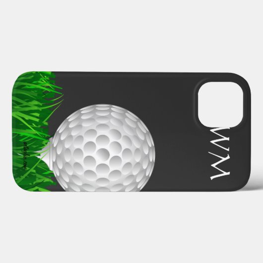 Golfbal, gepersonaliseerd, golf Case-Mate iPhone case (Achterkant (horizontaal))