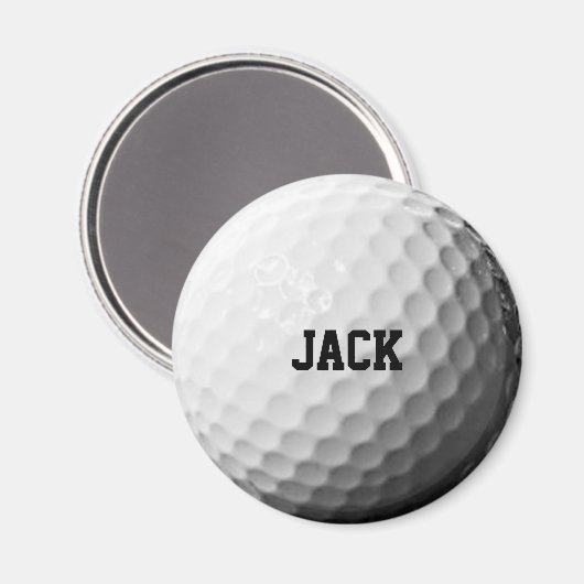 Golfbal Gepersonaliseerde Magneet (Voorkant / Achterkant)