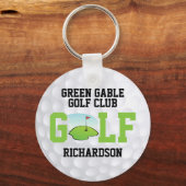 Golfbal - Gepersonaliseerde Sleutelhanger (Voorkant)