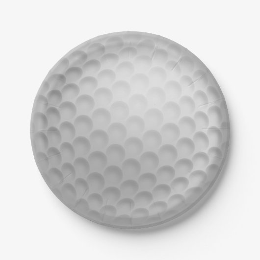 Golfbal Golfen Papieren Borden Bordje (Voorkant)
