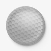 Golfbal Golfpapier Borden Papieren Bordje (Voorkant)
